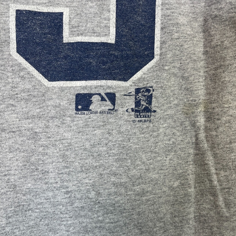 VINTAGE Hideki Irabu New York Yankees Shirt Mens Medium Gray MLB Baseball 90s - Picture 14 of 14